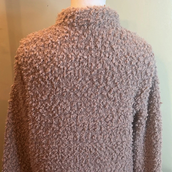 Express oversized longline open front cozy comfy teddy bear cardigan,size small - Picture 11 of 11